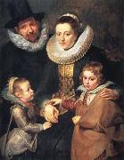 Fan Brueghel the Elder and his Family (mk01)